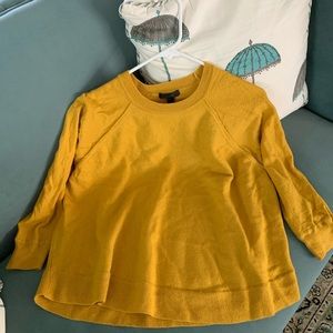 J Crew Cropped Swing Sweater